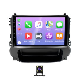 2+32G Wireless Carplay Double Din Car Stereo Radio Compatible with Malibu 2011-2015,9 "Touchscreen Car Radio Audio Receiver with Wireless Android Auto Support Bluetooth,SWC,Camera,GPS Navigation