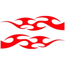 Tribal Smart Flames Fire Auto Truck Dune Buggy Side by Side ATV Decals Stickers Set