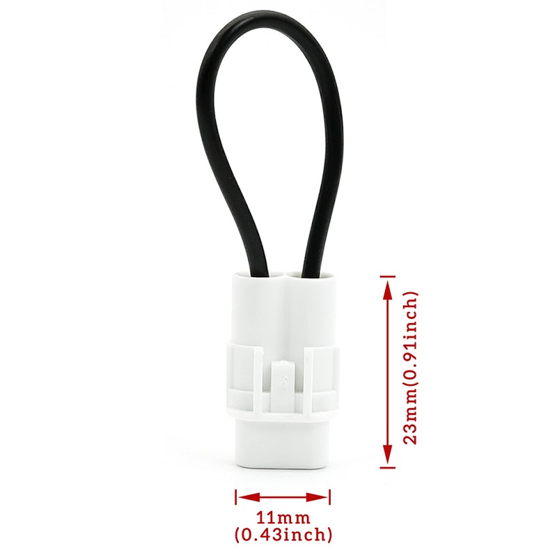 SAUTVS UTV Seat Belt Bypass, Harness Override Switch Connector Jumper