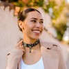 outROAR Gear American Indian Style Bone Choker Necklace, 4 Row