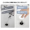 LANMU Washbasin Hair Catcher, Washroom, Drain Outlet, Garbage Receptor, White,