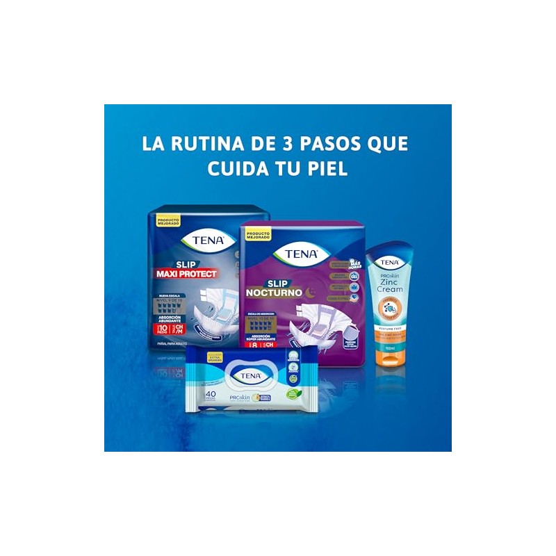 TENA Slip Nocturno - Pañales Para Adulto, Talla CH/M, 8