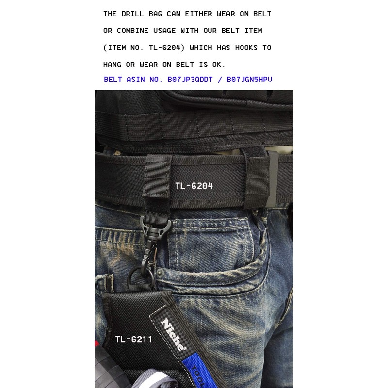 Niche Heavy Duty Drill Holster, Safe and Convenient Storage for