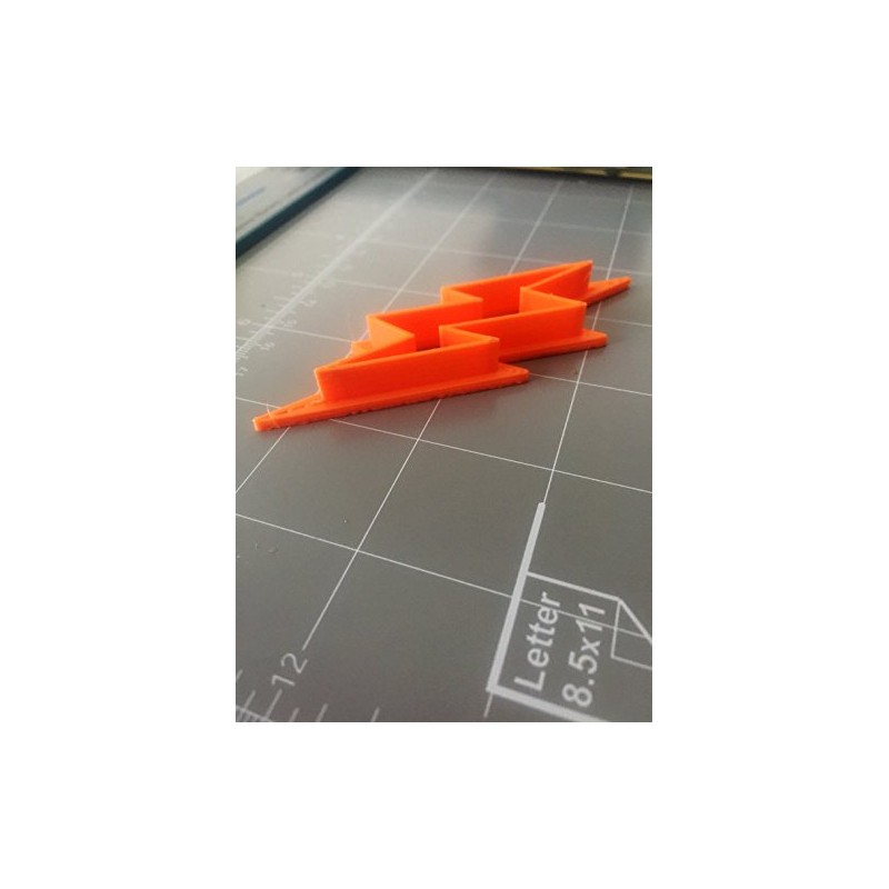 Lighting Bolt Cookie Cutter, Plastic, Mixed, 3"