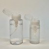 Transparent Nail Remover Pump Dispenser Bottle 200ml Pump Bottle 3ea