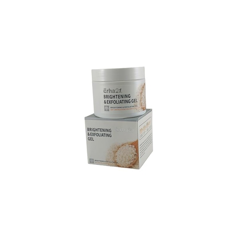 JAVAZ Exfoliante corporal y facial con arroz en gel