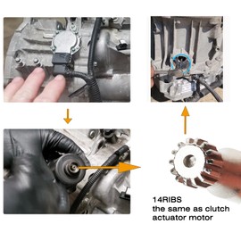 ReluxGo Dual Clutch Transmission Clutch Motor Electromechanical Unit Unlocking Tool for Ford DPS6 / 6DCT250 Focus Car Motors Transmission Ford Focus DPS6 Clutch Reset Actuator Tool with 1/4" Drive