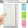 Silver Glitter Notebook Sparkle Journal for Girls A5 Hardcover Notebooks