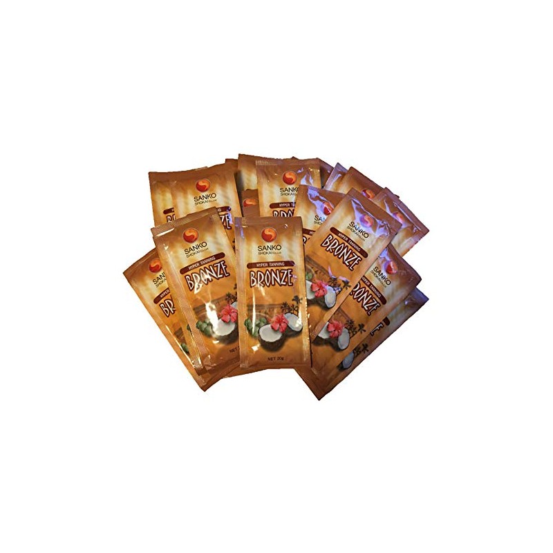 Bronze Tanning Gel (20g) Tanning Machine Gel (25 Pouches)