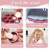 12PCS Vajillas Platos para Niño Silicona,Set Alimentacion Complementaria Niños,Set Alimentacion