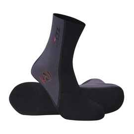 ZCCO Premium Neoprene Socks, 1.5 mm/3 mm Water Socks for Diving, Snorkelling, Beach, Surfing, Swimming, Sailing, 1.5 mm grey