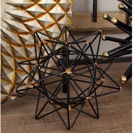 Deco 79 95243 Trendy Metal Wire Star Décor, 7" W x 7" H
