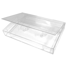 Mediaxpo Mediaxpo Clear Audio Cassette Tape Case Storage Box (Pack of 100)