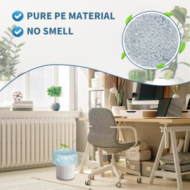 Magesh 105 Blue 4 Gallon Trash Bags, 45x50cm, 105 Count