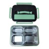 Kai Xin Topper Lunch Box Porta Viandas 3 Divisiones Rosa,azul,