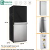 Dalema Outdoor Refrigerator Cover,600D Heavy Duty 100% Waterproof Upright Freezer