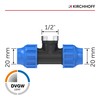 Kirchhoff Fitting T-piece with internal thread, plastic 1/2 inch x