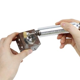 PHYHOO Brass Wire Brushes Cup Wheels Polish Cleaning Brush Kit Polishing Attachment Die Grinder Rotary Tools Accessories 3 MM Mandrel 60 Pieces