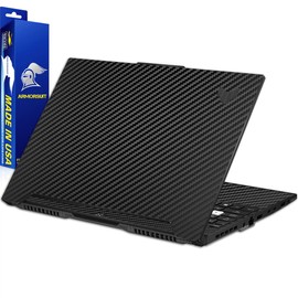 ArmorSuit MilitaryShield Black Carbon Fiber Skin Vinyl Wrap for ASUS TUF Dash F15 (2022)