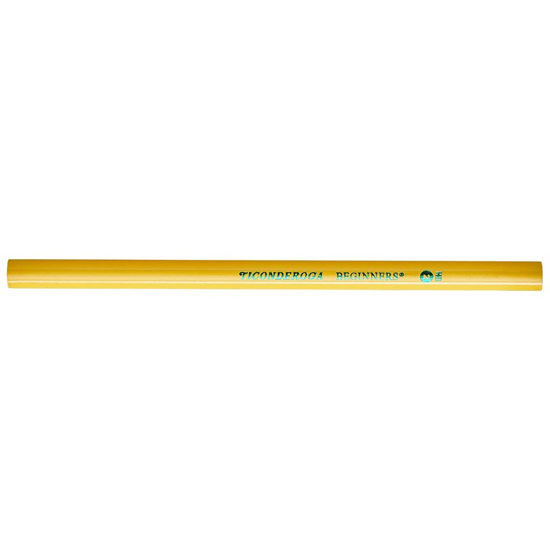 Ticonderoga Beginner Wood-Cased Pencils, #2 HB Soft, Yellow, 12 Count