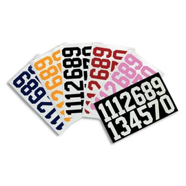 A&R Sports Number Decals, 2-Inch, Black