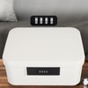 9L Capacity Lockable Storage Trunk for Files Document Organizer Double