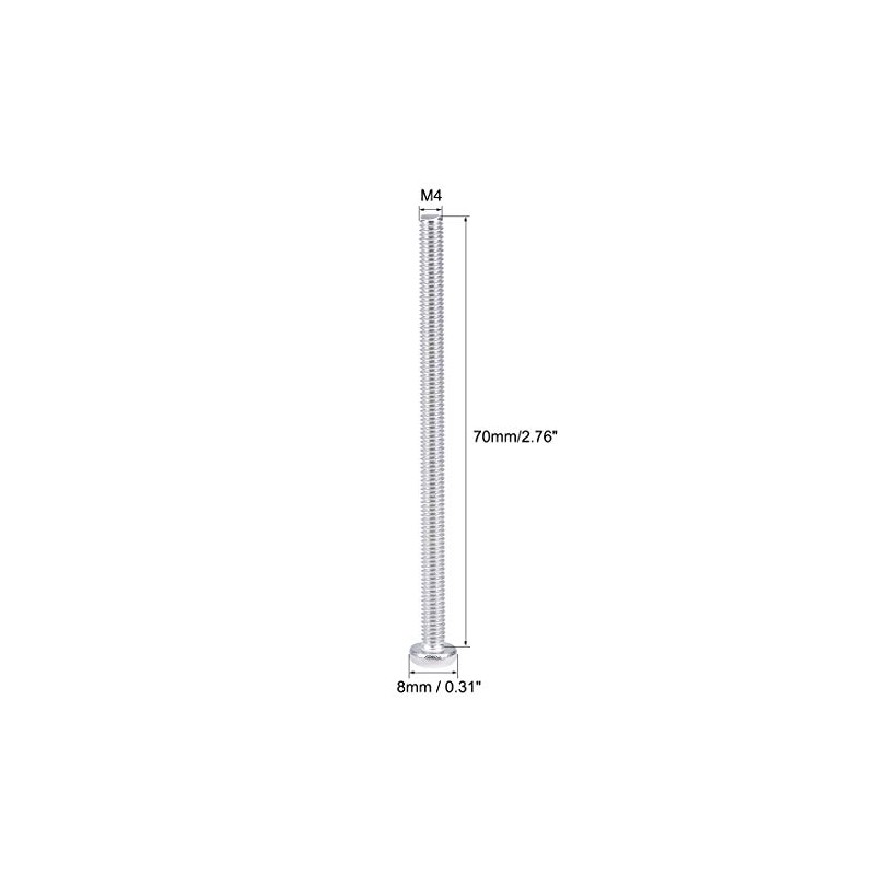 sourcing map M4x70mm Machine Screws Pan Phillips Cross Head Screw