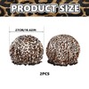 Shower Cap for Women, Pack of 2 Leopard Shower Caps,