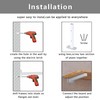 DOMI PRO 12inch/30cm Industrial White Thicken Floating Shelf Brackets Retro
