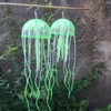 Jellyfish Earrings for Women Green Glow Earrings Light Up Jellyfish