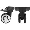 Luggage Wheels, 1Pair Swivel Suitcase Caster Wheels Outdoor Mute Double