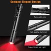 Tuanse 8 Pcs Red Light Flashlight Red LED Flashlight Pen