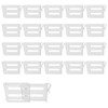 BRDTKUGV 20 Pcs Fridge Dividers, Plastic Drawer Seperators, Transparent Refrigerator