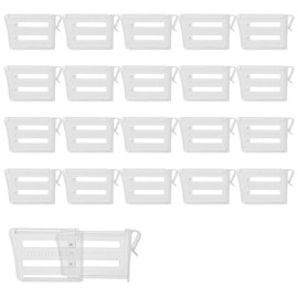 BRDTKUGV 20 Pcs Fridge Dividers, Plastic Drawer Seperators, Transparent Refrigerator Divider, Adjustable Drawer Dividers, Food Storage Divider, Keep Shelf Tidy, Keeping Items Organized(Transparent)