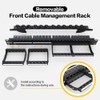 Enmane 24 Port Patch Panel RJ45 Patch Panel CAT6a Keystone
