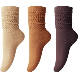 DRESHOW Women Slouch Socks High Thigh Extra Long Cotton Knit Soft Scrunch Warm Thick Knee High Boot Socks