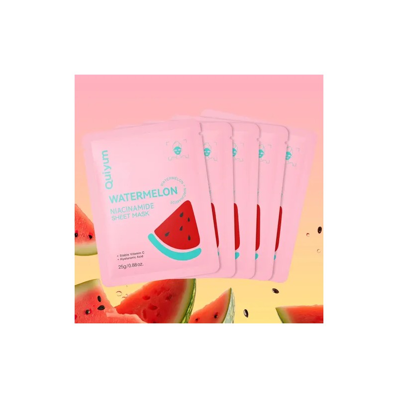 Set Quiyum Fruit Masks 25 Pzas Cuidado Hidratante Para Mujer