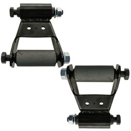 TRQ Rear Leaf Spring Shackle Repair Kit Pair Compatible with F150 F250 Pickup Truck E150 E250
