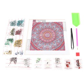 Yosoo Pintura de Diamante, Pintura de Piedra de Cristal 5D DIY, flor Colorida, Punto de Cruz, Bordado Completo, Pared del hogar