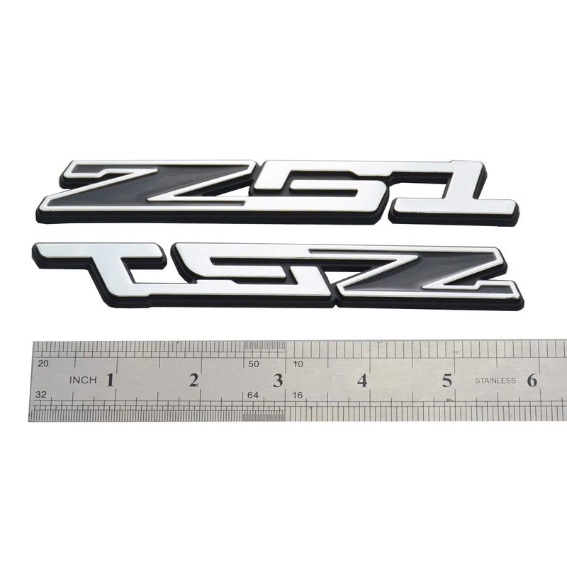 2Pcs Z51 Emblem Badge 3D Nameplate Letter Replacement For C5