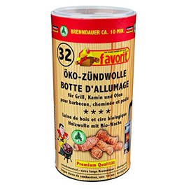 favorit Öko - 1256 Zündwolle, 32-Piece Tin