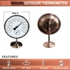 MEASURETOOL Dial 4" Indoor Outdoor Thermometer/Hygrometer for Home, Patio, Room,