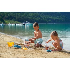 écoiffier - Secchiello Pacific 12 cm con accessori, giochi da spiaggia, per bambini a partire dai 12 mesi, 7600000306