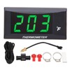 Water Temperature Gauge Fahrenheit Degree LCD Backlit Display Waterproof Water
