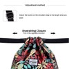 HAWEE Waterproof Drawstring Backpack with Inner Pocket Large Gym Bag
