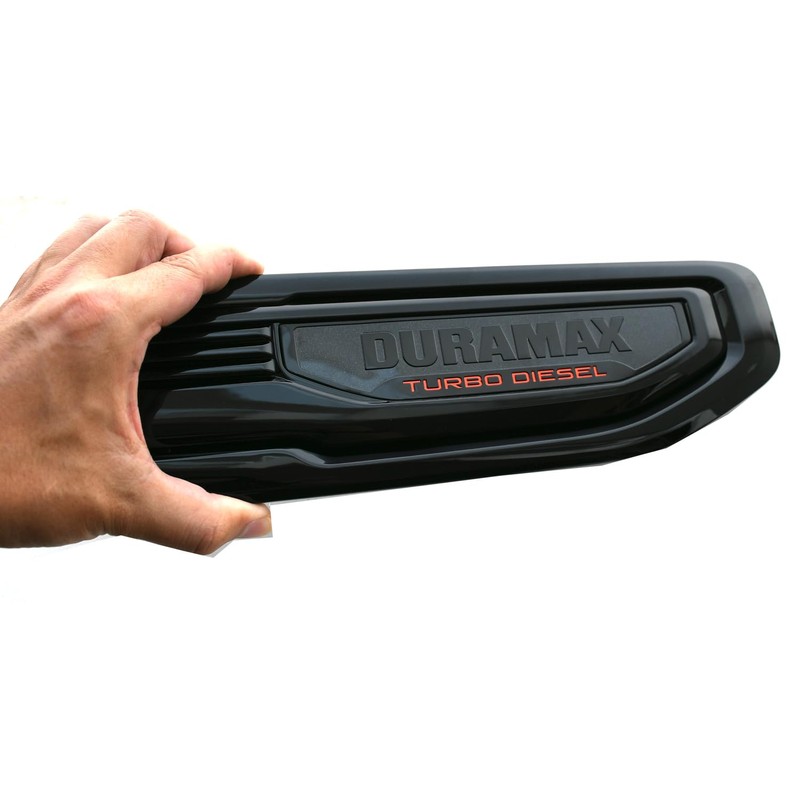Pair Set Turbo Diesel Emblems Side Vent Logo Compatible with