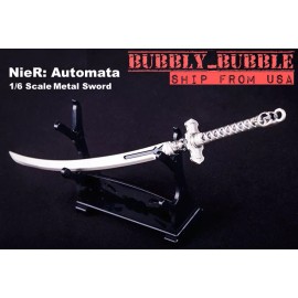 TFTOYS 1/6 Scale Metal Sword For 12" TBLeague Hot Toys PHICEN VERYCOOL Figure USA