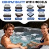 4 Pack HTCP8-05-0094 X540720 Hot Tub Headrest Pillow for master
