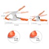 PONY 6-inch, 4-inch Heavy Duty Metal Spring Clamps Set, 2-inch,