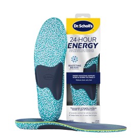 Dr. Scholl's 24-Hour Energy Multipurpose Insoles - Returns Energy with Every Step, Relieves Tired, Achy Feet with Memory Foam and Boosting Beads Technology, Flexible Arch Support, UK Shoe Size 3-7